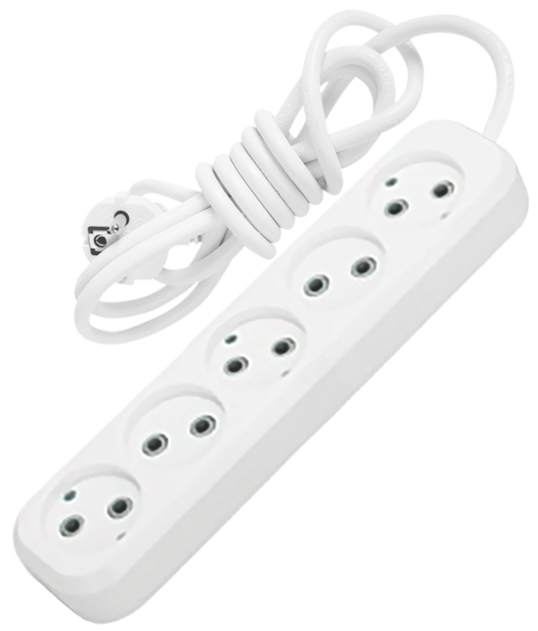 Подовжувач б/з, 5 гнізд, 3м, 10А, MARSO